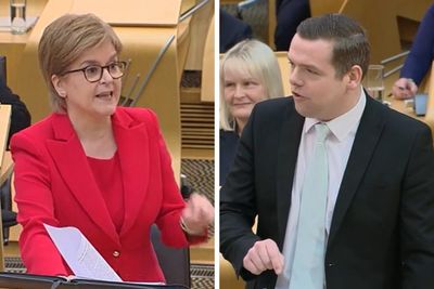 Nicola Sturgeon tells Douglas Ross he'll never 'reach dizzying heights of mediocrity'