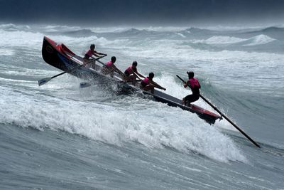 Piha Piranhas devour surf boat prey