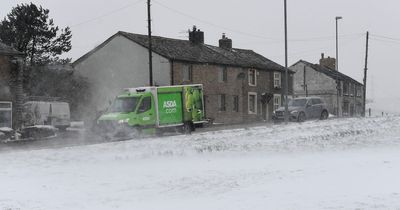 A 21-hour amber warning for snow is now in place across parts of Greater Manchester