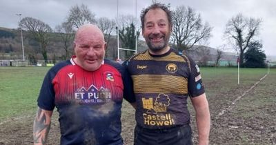 The Welsh rugby props with a combined age of 128 still playing against each other