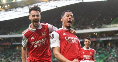 Arsenal player ratings vs Sporting CP as Saliba and Vieira good, Kiwior mixed debut