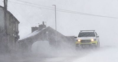 These are the roads closed overnight due to snow as National Highways issue 'severe weather alert'