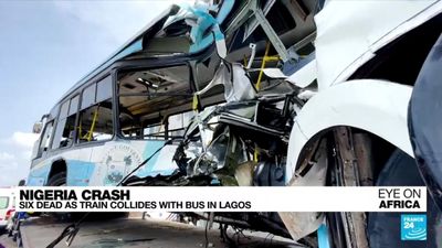 At least six dead in Nigeria train-bus collision