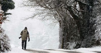 Fresh snow weather warning for weekend - Met Office's full list of areas set for flurries