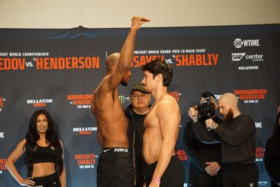 Bellator 292 ceremonial weigh-ins faceoff highlights video, photo gallery from San Jose