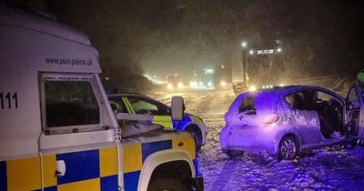 PSNI plea as Northern Ireland hit by 'terrible' snow