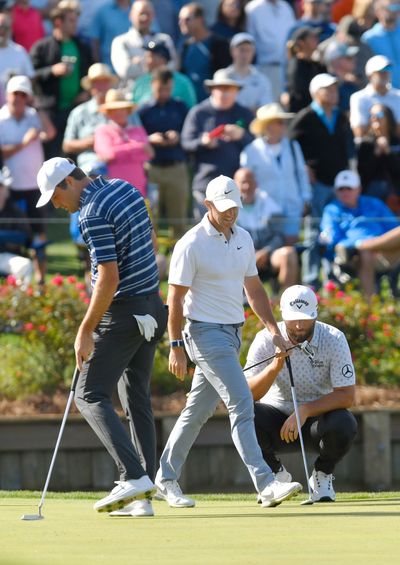That marquee group of Jon Rahm, Scottie Scheffler and Rory McIlroy sure fell flat on Thursday at the Players