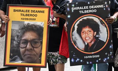 Aunty Sherry Tilberoo lying near ‘river of vomit’ before dying at Brisbane watch house, inquest told