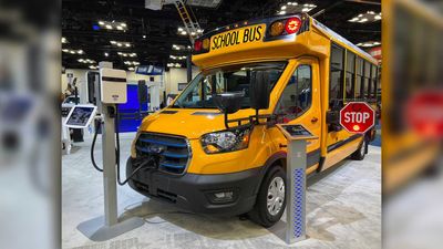 Ford Reveals An All-Electric School Bus Based On The E-Transit