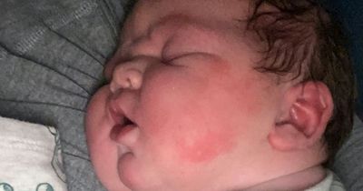 Midwives gasped as mum gave birth to a baby the size 'of a toddler'