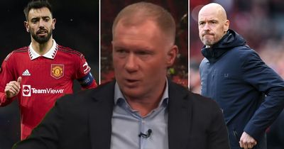 Paul Scholes "never wants to see" Erik ten Hag repeat Bruno Fernandes experiment