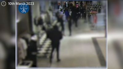 Shocking CCTV footage of Selfridges brawl where two men were stabbed