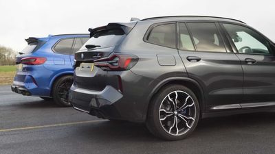 BMW X3 M Competition Vs X5 M Competition Drag Race Is Family SUV Feud