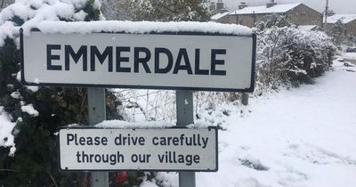 Emmerdale filming cancelled as snow hits village set