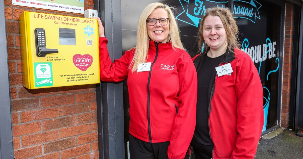 Community comes together to install defibrillator in…