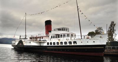 Party held to mark 70th anniversary of iconic Loch Lomond paddle steamer Maid of the Loch