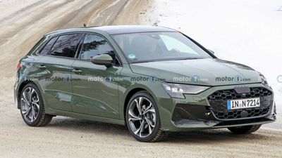 Audi A3 Sportback Facelift Spied Wearing Very Light Camouflage