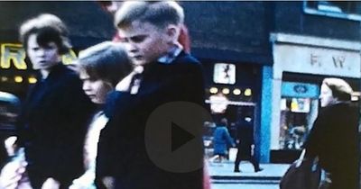 Bustling Glasgow shopping street in 1962 captured in priceless home video