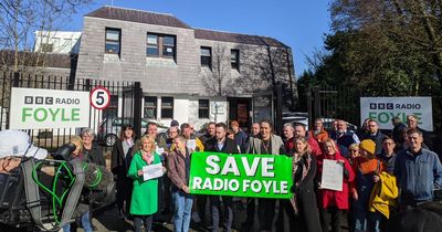 BBC Radio Foyle cuts 'political' and 'attempt to close station by stealth', rally told