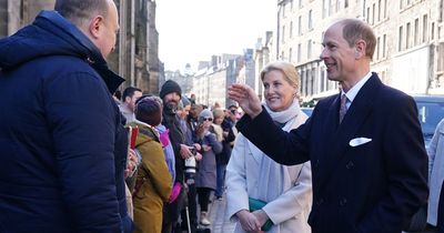 Prince Edward and Sophie arrive in Edinburgh for first event with new royal titles