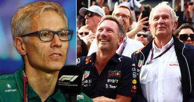 Aston Martin chief responds to Red Bull car jibes from Christian Horner and Helmut Marko