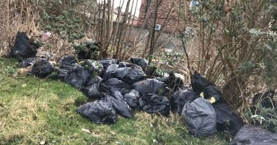 Community blighted by fly-tippers who leave area looking a mess