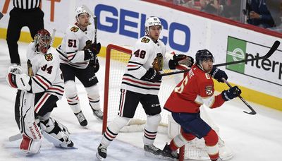 Ragtag Blackhawks survive into overtime before succumbing to Panthers