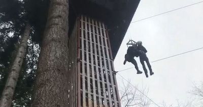 'I fell 100 feet through a trapdoor and can't believe people queue for this'