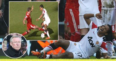 Sir Alex Ferguson screamed at Nani with X-rated warning after Jamie Carragher horror tackle