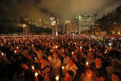 Hong Kong court sentences 3 Tiananmen vigil organisers to jail