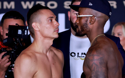 Motormouth US boxer Tony Harrison fires up Tim Tszyu on eve of their big bout