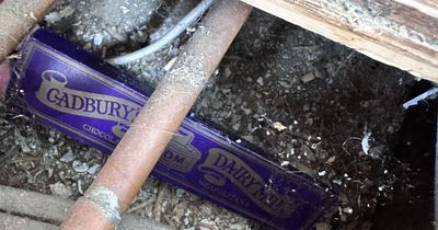 Mum finds 100-year-old Dairy Milk bar under floorboards in perfect condition