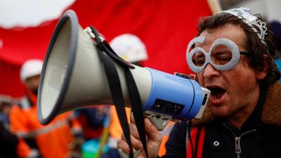 Seventh day of protests over French pension reform as Senate vote looms
