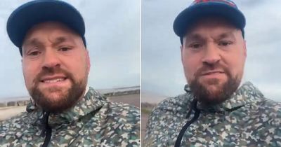 Tyson Fury confirms Oleksandr Usyk fight date as he begins training camp