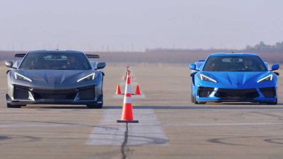 See How Much Quicker C8 Corvette Z06 Is Than Stingray In Unusual Drag Race