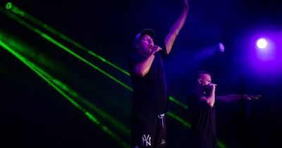 Photos from Newcastle Supercars concert featuring Hilltop Hoods and Thelma Plum