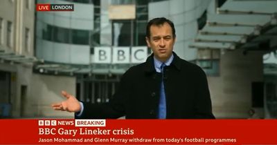 BBC News heckled live on air as passerby yells 'bring back Gary Lineker'