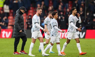 ‘We played Bournemouth’s game’: Jürgen Klopp rues Liverpool setback