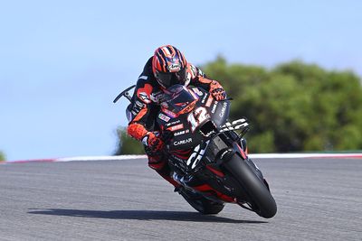 Aprilia reveals radical new aero concept for MotoGP at Portugal test