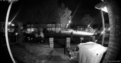 Chilling doorbell camera footage captures harrowing screams moments after Salford stabbing