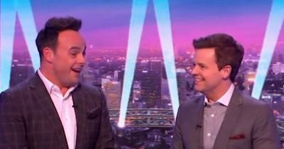 Saturday Night Takeaway fans in hysterics as Shrek falls off stage during Ant and Dec show