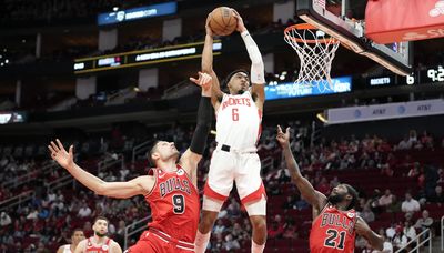 Bulls overcome athletic Rockets and are back in last play-in game spot