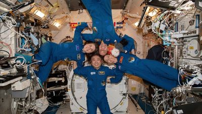Four astronauts fly SpaceX back home, ending five-month International Space Station mission