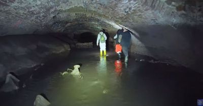 Urban explorers get into Bristol's secret tunnels hidden under city centre