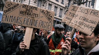 French Senate approves Macron's pension reform as strikes continue