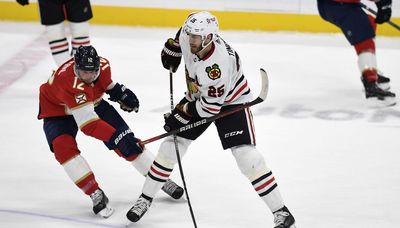 Blackhawks notes: Jarred Tinordi fills in as alternate captain in Connor Murphy’s absence
