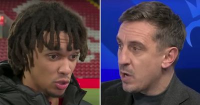 Trent Alexander-Arnold spots worrying trend that Gary Neville warned Liverpool about