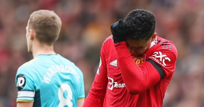 Casemiro's reaction to red card after horror tackle speaks volumes about Man Utd star