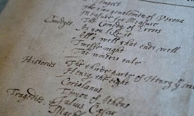Surviving copies of Shakespeare’s First Folio to go on show