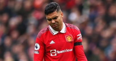 Everton handed potential boost as Casemiro faces extended ban after Manchester United red card